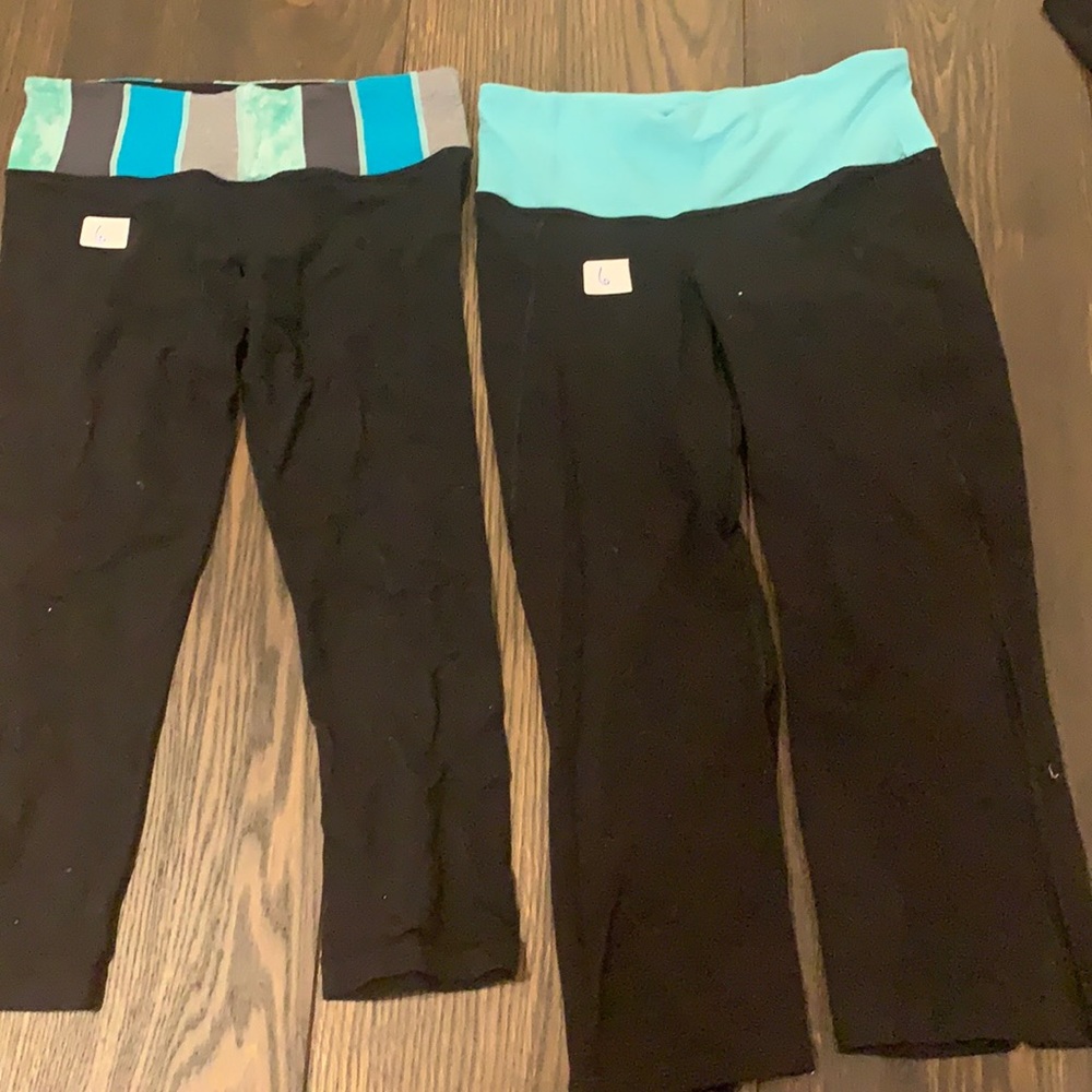 Lululemon legging bundle! Both size 6.